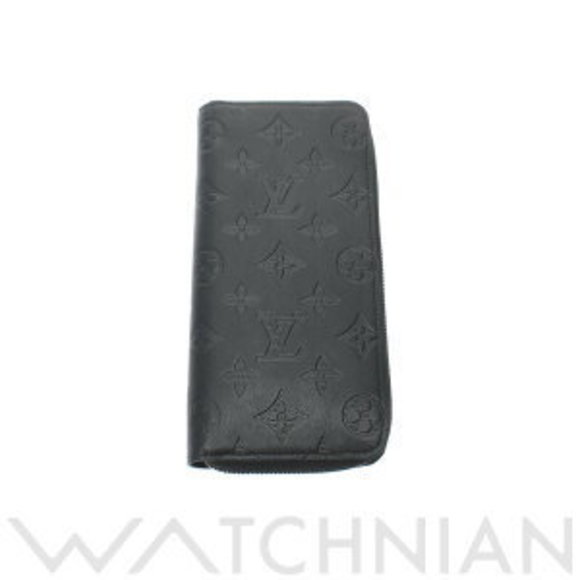 Louis Vuitton Wallet Shadow Noir Black Black Vertical Zippy Monogram - Picture 2 of 9